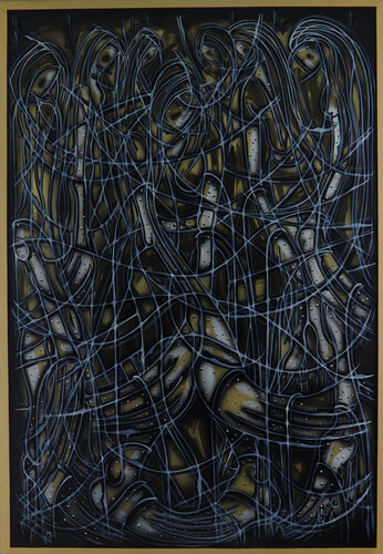 Schwarz - Weiss Serie (KA1910070021-33) van Hakan Yöney, Schilderij te koop op Singulart