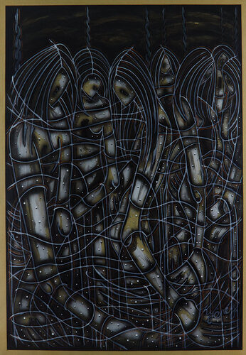 Schwarz - Weiss Serie (KA1910070032-28) van Hakan Yöney, Schilderij te koop op Singulart