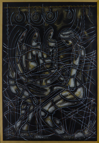 Schwarz - Weiss Serie (KA1910070035-30) van Hakan Yöney, Schilderij te koop op Singulart