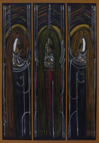 Acryl auf Papier (KA2110070002-75) van Hakan Yöney, Schilderij te koop op Singulart