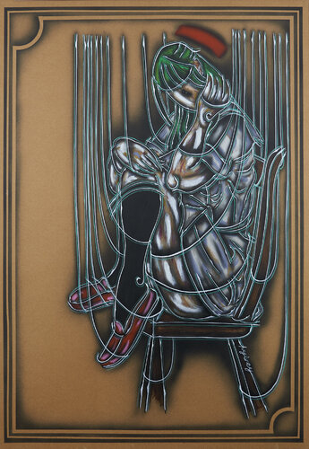 Acryl auf Papier (KA2310070001-206) by Hakan Yöney, Painting for Sale on Singulart