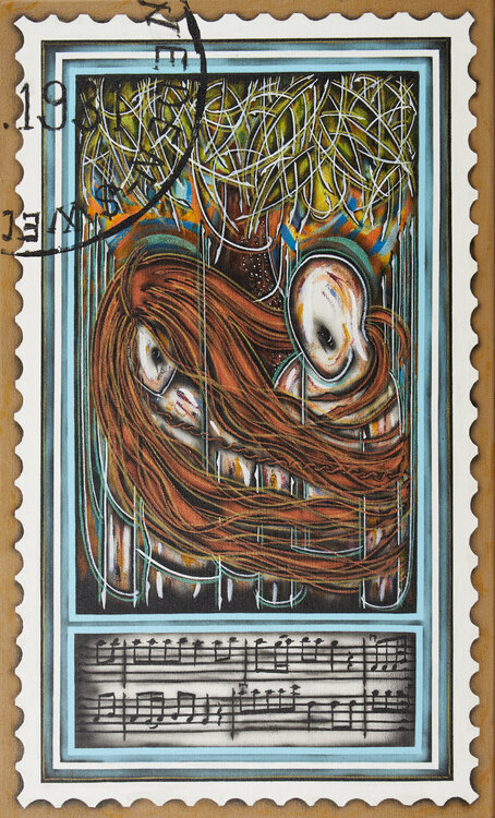 Deine Augen sind Feuer, meine Seele ist Baum - Erik Axel Karlfeldt Nobelpreis 1931 ( TA225030022-208) Hakan Yöney