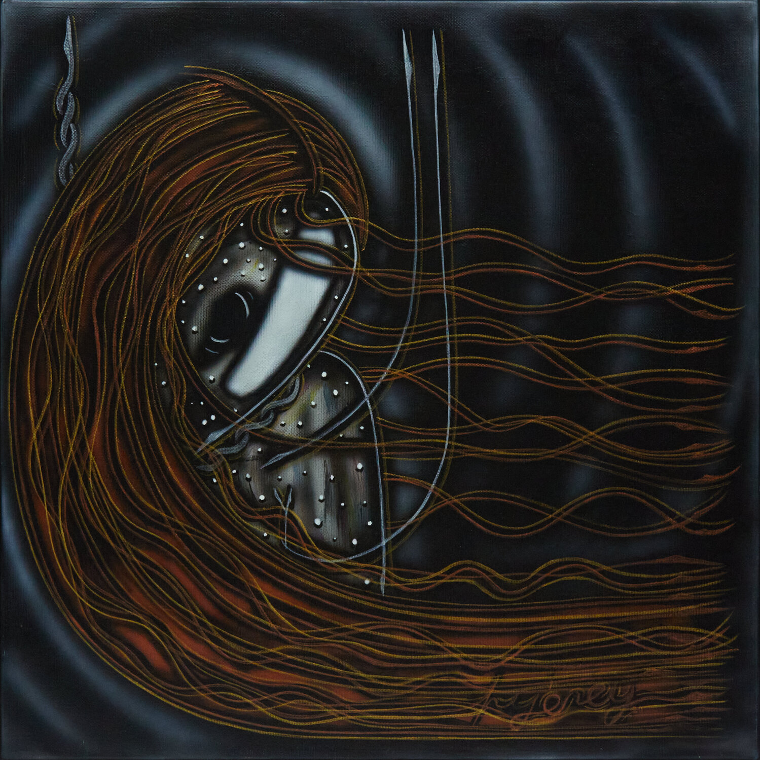 Acryl auf Leinen (TA205050002-38) Hakan Yöney Originalgemälde zu verkaufen