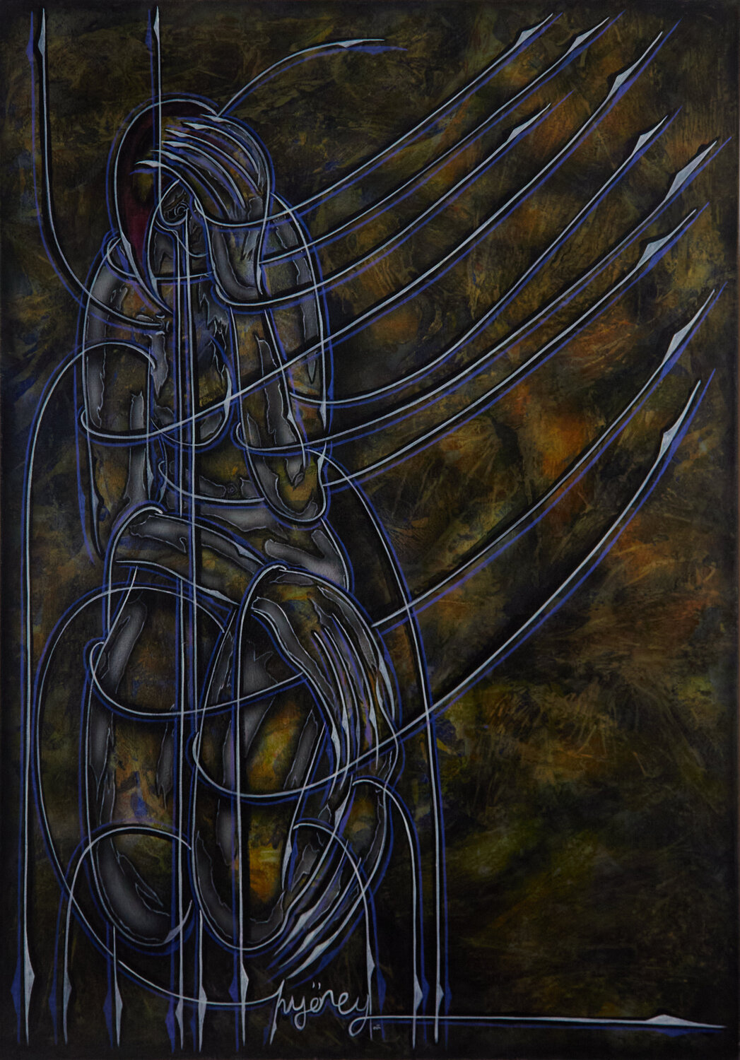 Acryl auf Leinen (TA1610070001 - 181) Hakan Yöney Originalgemälde zu verkaufen
