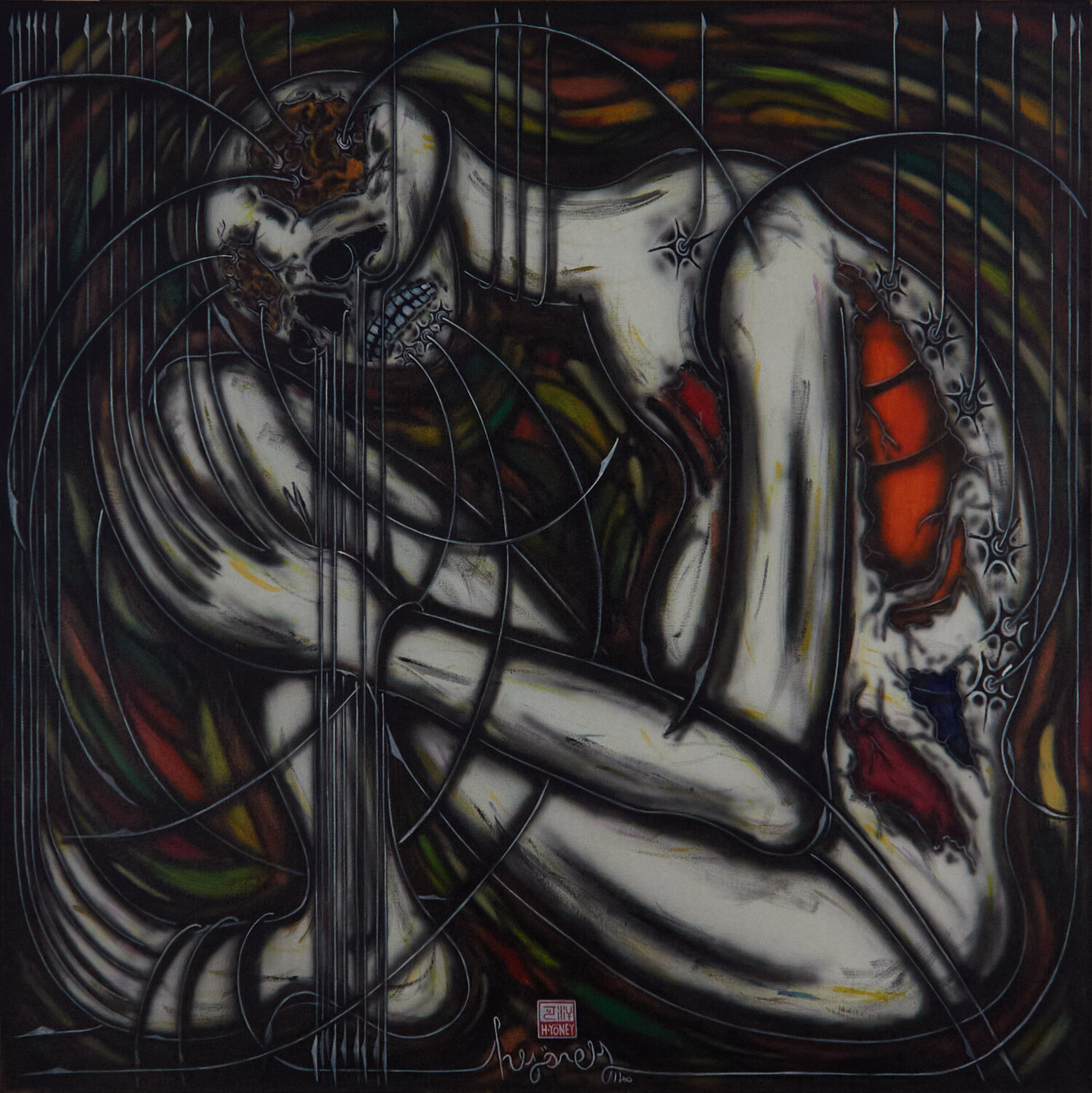 Acryl auf Leinen (TA148080001 - 141) Hakan Yöney Originalgemälde zu verkaufen