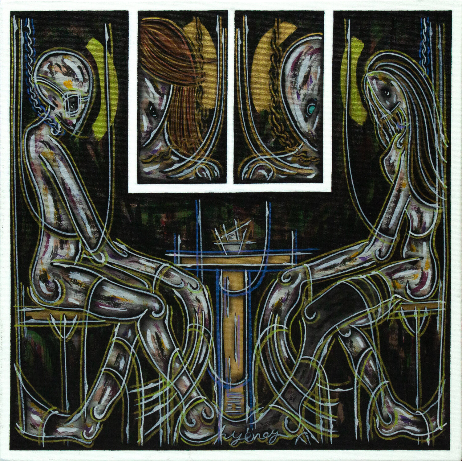 Acryl auf Leinen (TA214040015-28) Hakan Yöney