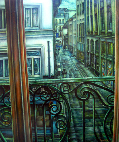 Bruxelles le matin by Paolo Cristiani, 회화 for Sale on Singulart