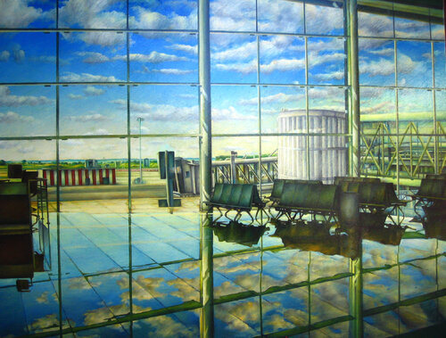 The sky outside by Paolo Cristiani, 회화 for Sale on Singulart