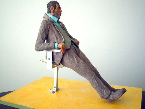 Attesa di sera par Paolo Cristiani, Sculpture en vente sur Singulart