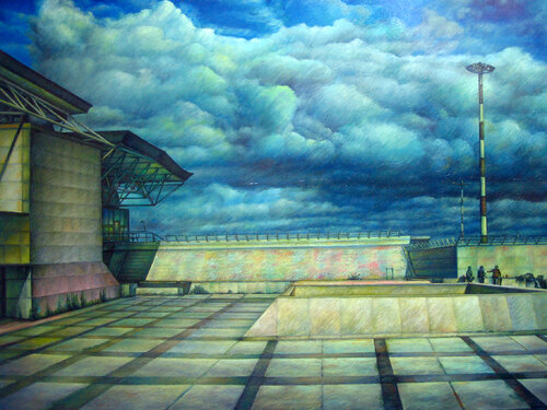La tempesta, Rome by Paolo Cristiani, 회화 for Sale on Singulart