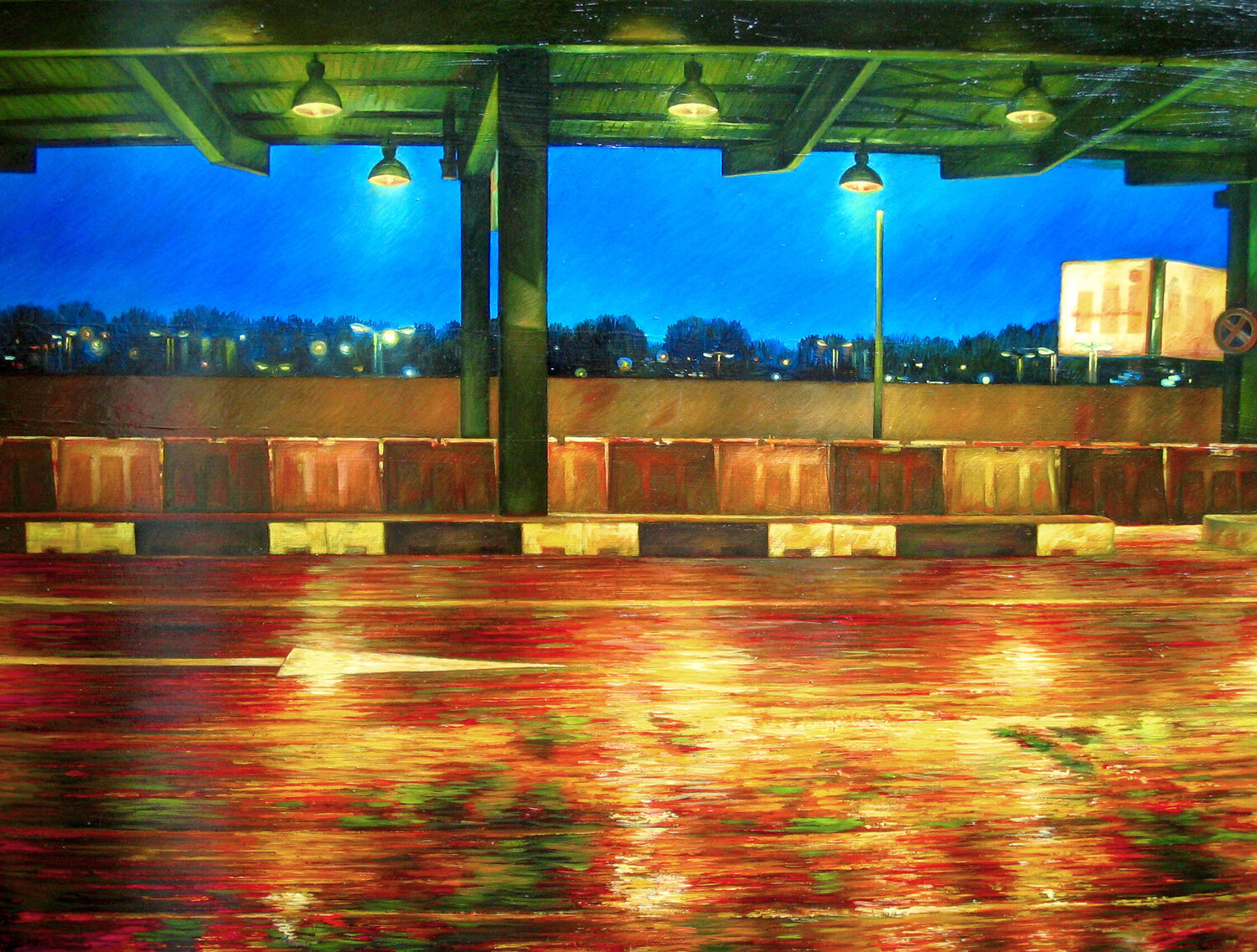 Airport - Smoking a cigarette Paolo Cristiani