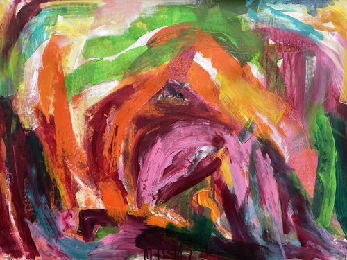Whisper I par Andrea Pfeil, Peinture en vente sur Singulart