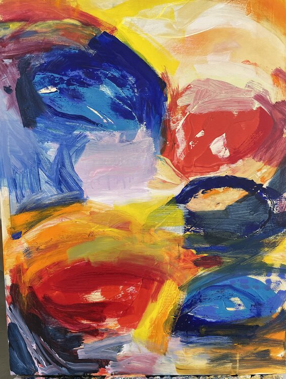 Blau spricht mit Rot Andrea Pfeil