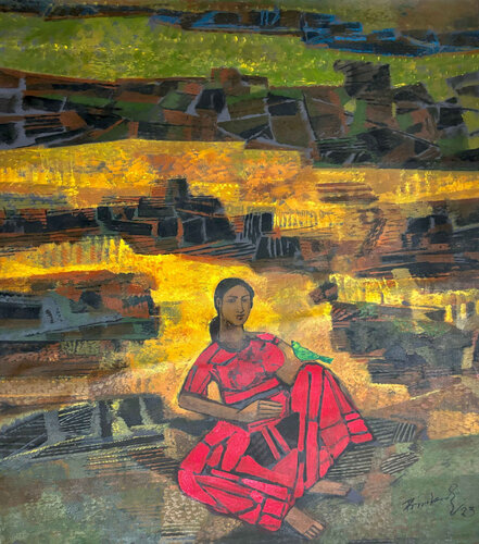 Scene van Richard Anbudurai, Schilderij te koop op Singulart