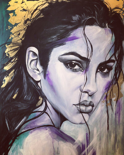 Something Risky von Sylvia Cohen, Malerei kaufen auf Singulart