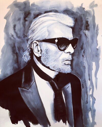 Lagerfeld von Sylvia Cohen, Malerei kaufen auf Singulart