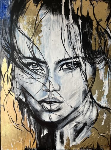 Golden days di Sylvia Cohen, Pittura in vendita su Singulart