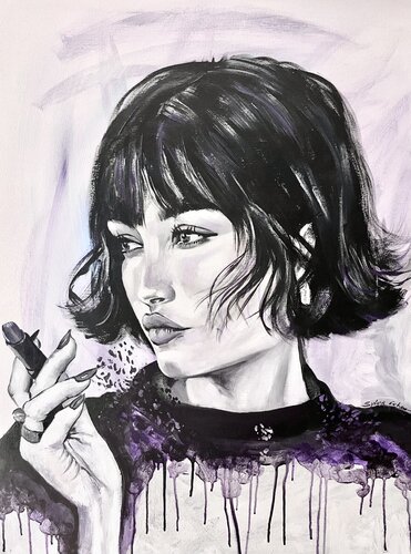 Amethyst Reverie von Sylvia Cohen, Malerei kaufen auf Singulart