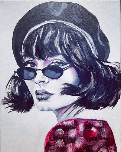 Pink Series 2 de Sylvia Cohen, Pintura a la venta en Singulart