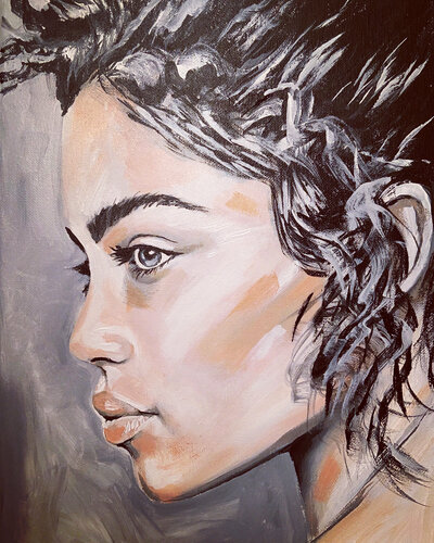 Portrait study nude van Sylvia Cohen, Schilderij te koop op Singulart