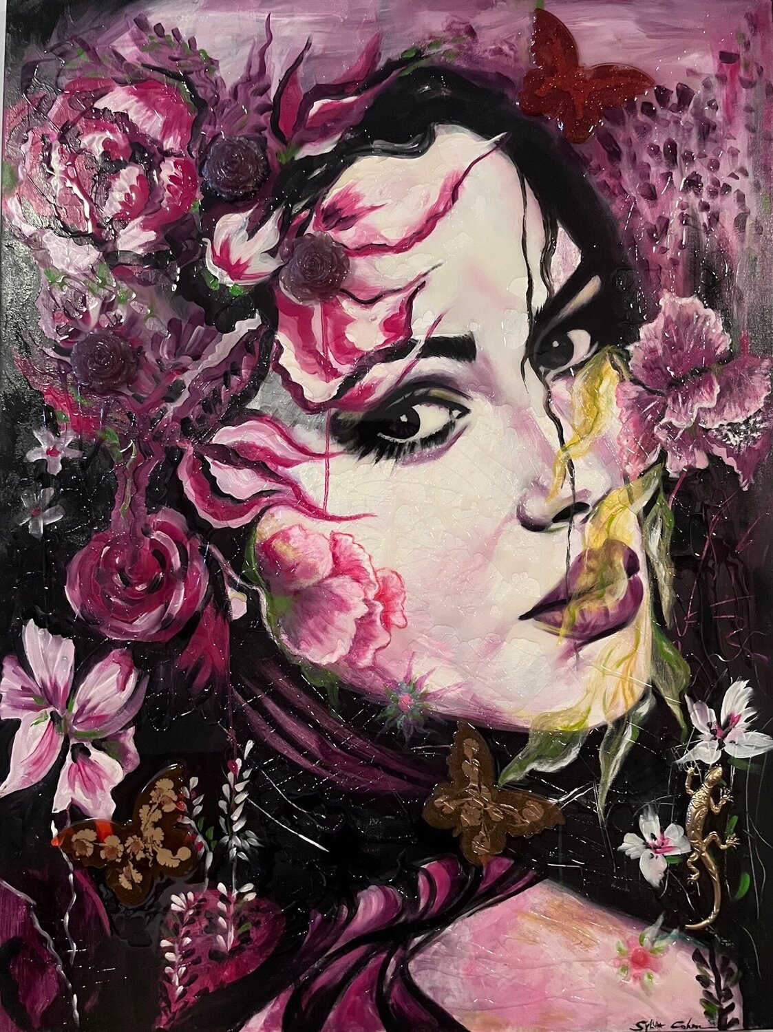 Fuschia Bloom Sylvia Cohen