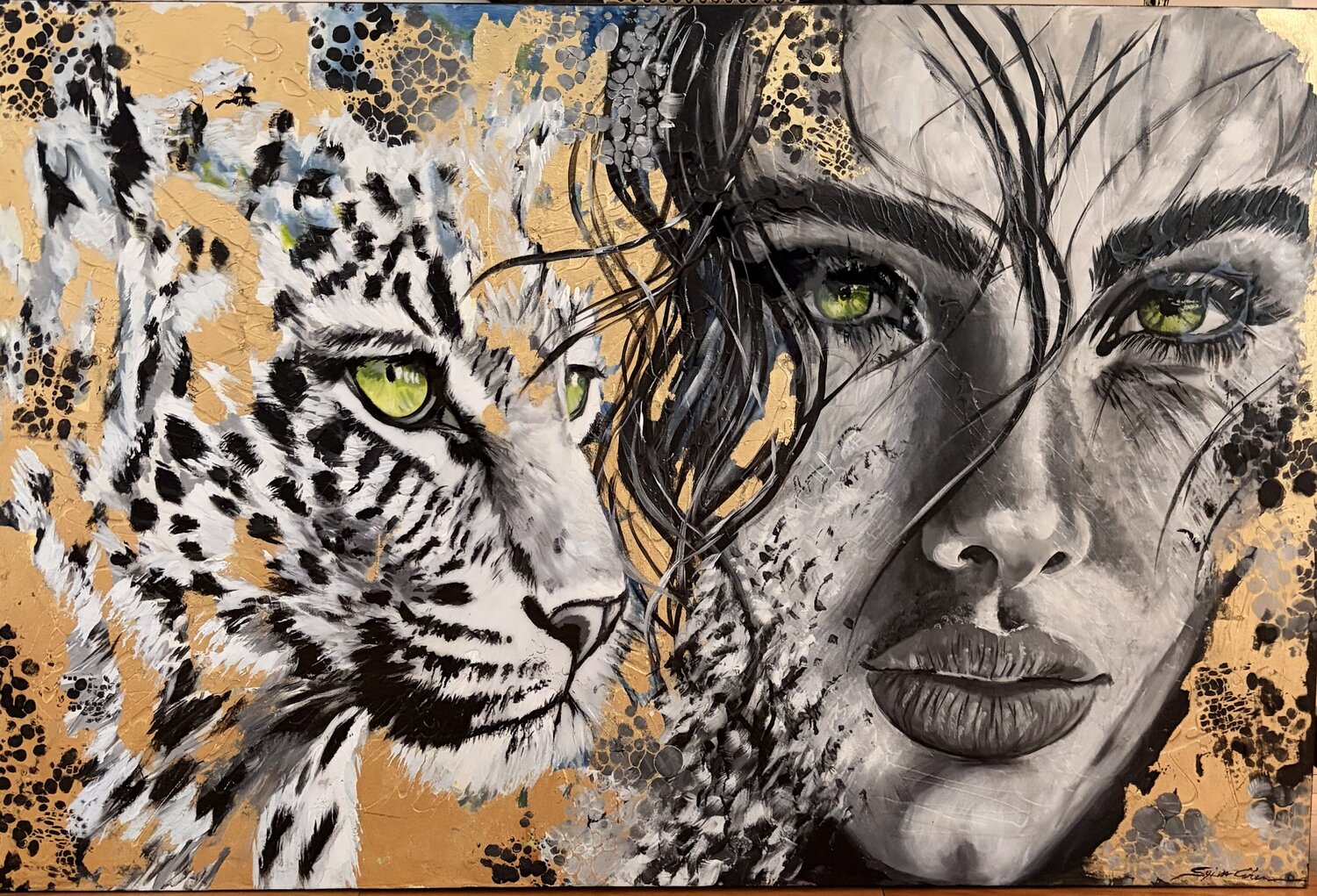 Wild Spirit Sylvia Cohen Pintura original en venta