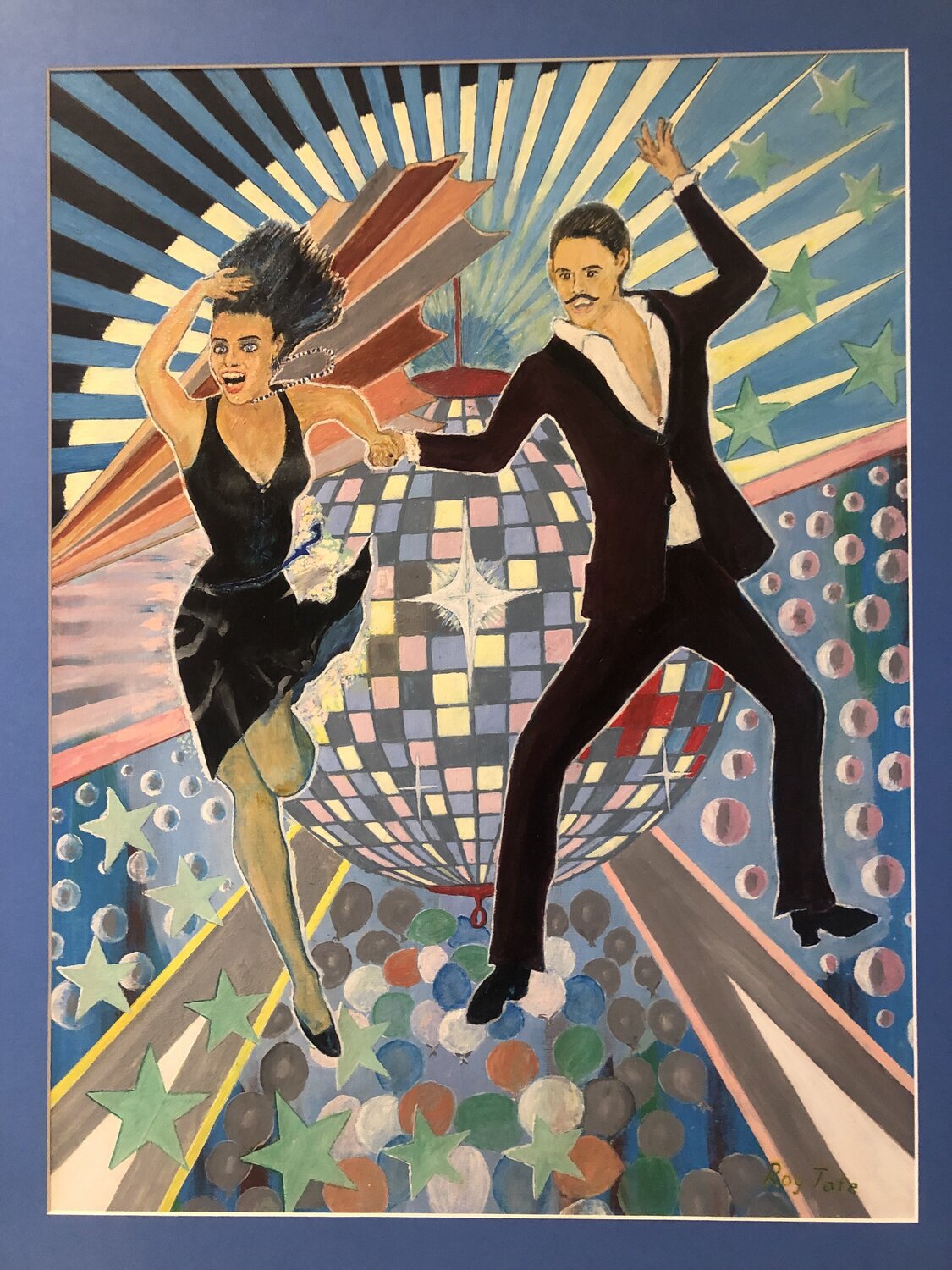 Stayin' Alive di Roy Tate (2023): Pittura a Olio su Tela - Singulart, image size:1125x1500