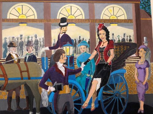 Lucille Arrives de Roy Tate, Pintura a la venta en Singulart