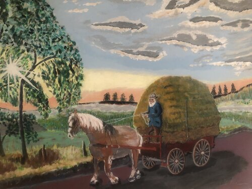 Last Load for the Day de Roy Tate, Pintura a la venta en Singulart