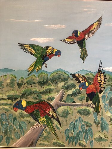 Lorikeets de Roy Tate, Pintura a la venta en Singulart