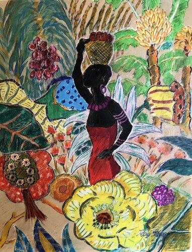 Carmen's Garden de Roy Tate, Pintura a la venta en Singulart