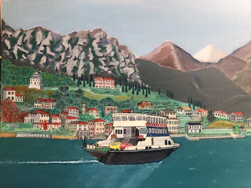 Across Lake Como de Roy Tate, Pintura a la venta en Singulart