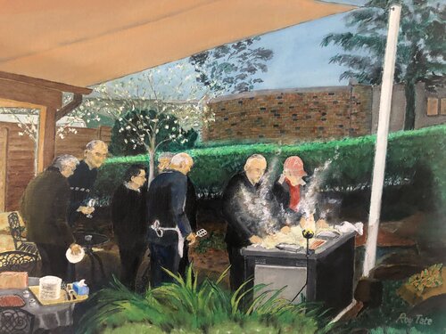 First Barbeque de Roy Tate, Pintura a la venta en Singulart