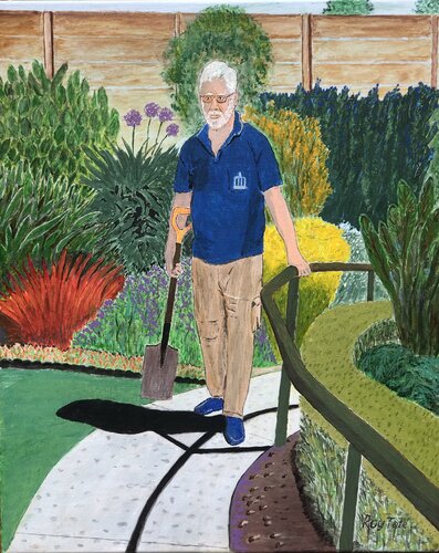 Up The Garden Path de Roy Tate, Pintura a la venta en Singulart