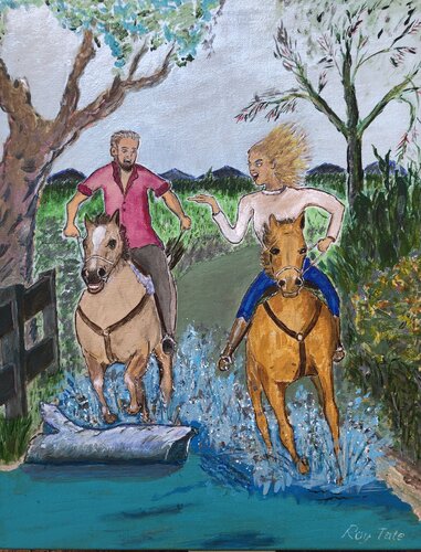 Sibling Rivalry de Roy Tate, Pintura a la venta en Singulart