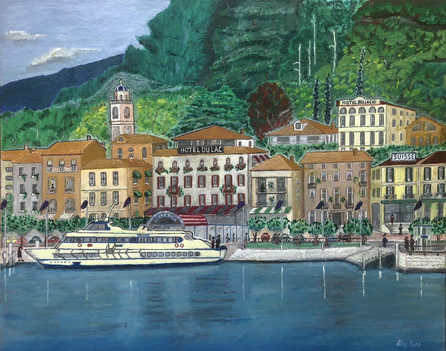 My Images of Bellagio Roy Tate Dipinto originale in vendita