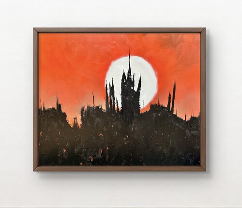Blutschloss (Blood Castle) van Alia Altavini, Schilderij te koop op Singulart
