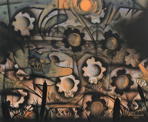 Before the night by Slobodan Timchevski, Painting for Sale on Singulart