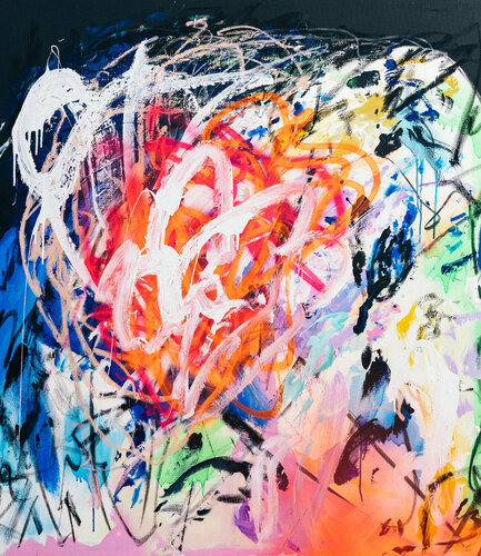 オイルパステル絵画販売 : 現代オイルパステル絵画をオンライン