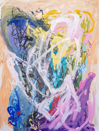 FILOMENA ILUMINA by Pink Morro, Painting for Sale on Singulart