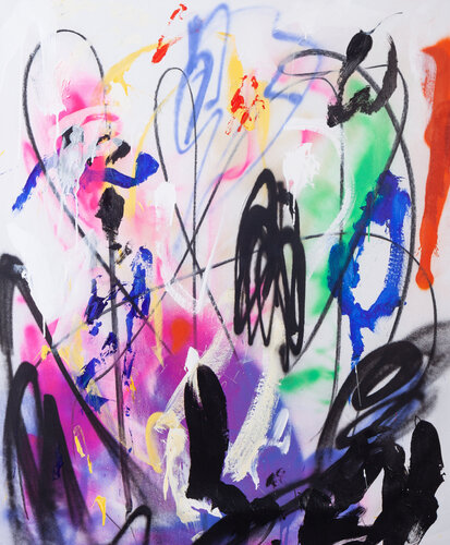 LOLA VÉRTIGO by Pink Morro, Painting for Sale on Singulart