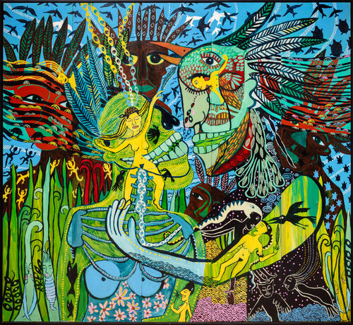 Initiation-Invitation to Abundance di Julia Brömsel, Pittura in vendita su Singulart