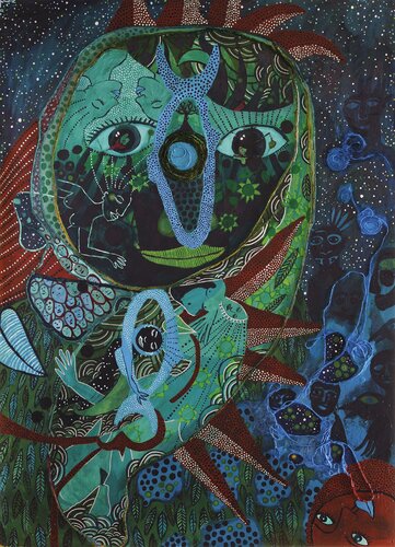 Am Anfang war der Traum van Julia Brömsel, Schilderij te koop op Singulart