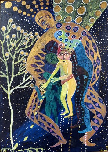 Sieben Generationen und das jetzt by Julia Brömsel, Painting for Sale on Singulart
