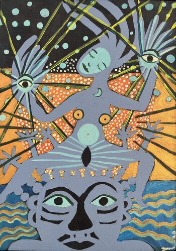 Mama Afrika van Julia Brömsel, Schilderij te koop op Singulart