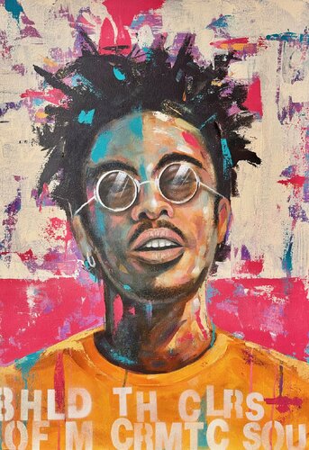 Echo urbano van Alex Bermudez, Schilderij te koop op Singulart