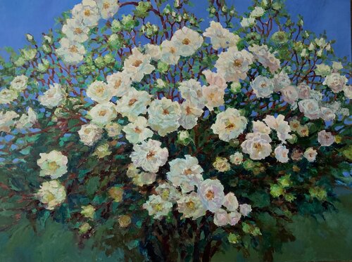 Rose a Villa Borghese1 von Liudmila Shertsinger, Malerei kaufen auf Singulart