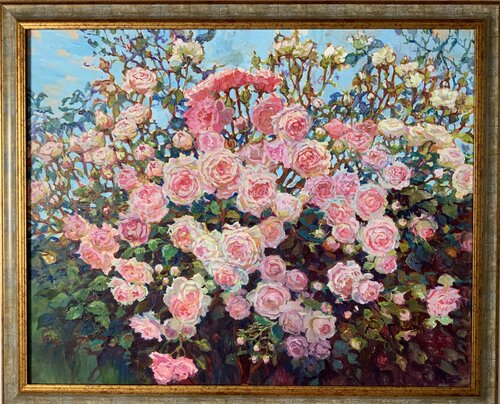Rose a Villa Borghese von Liudmila Shertsinger, Malerei kaufen auf Singulart