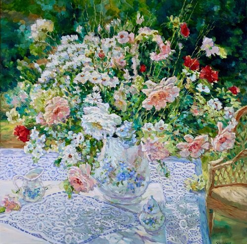 Guten Morgen. van Liudmila Shertsinger, Schilderij te koop op Singulart