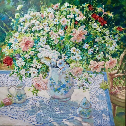 Guten Morgen. de Liudmila Shertsinger, Pintura a la venta en Singulart